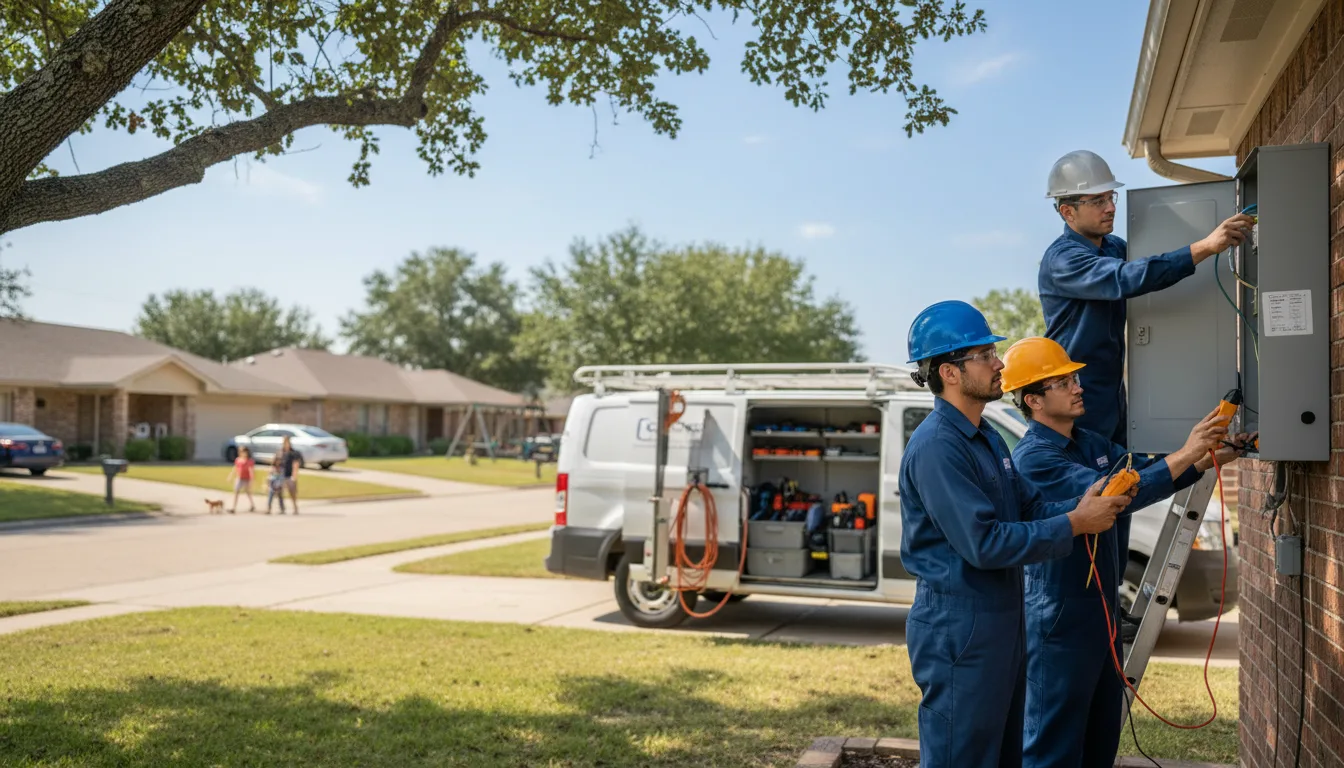 Certified electrician providing emergency electrical services in Ivor, VA